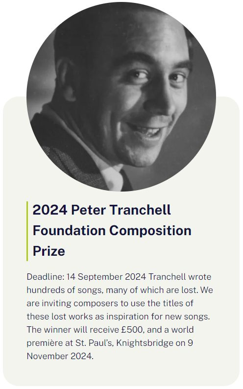 Good to see the 2024 Peter Tranchell Foundation Composition Prize featuring on the Independent Society of Musicians website ism.org/opportunities-… please do share #Composer #Songs