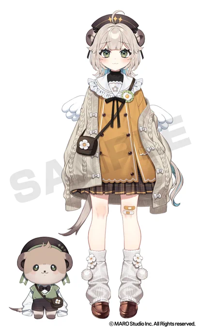 V&amp;U所属、ミーアキャットのCiccino Katterinaちゃん(  )のデザインをさせていただきました!よろしくお願いいたします!#Ciccillust 
