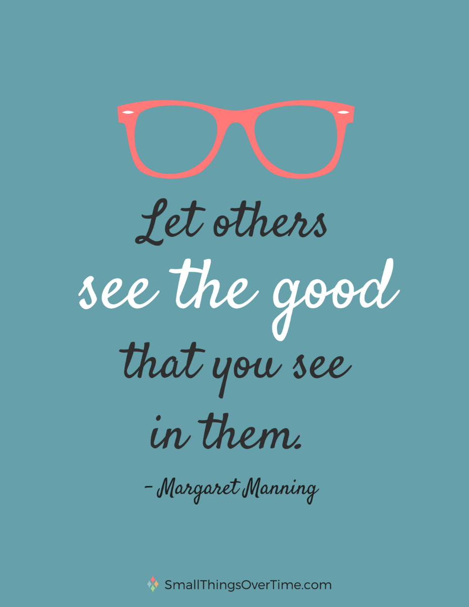 Your challenge this week is to give a compliment to everyone you meet, especially when it feels harder to do.