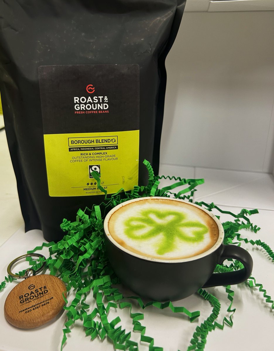 RoastGround's tweet photo. Happy #StPatricksDay from the R&amp;G team ☘️ https://t.co/AhmpFD4H2C