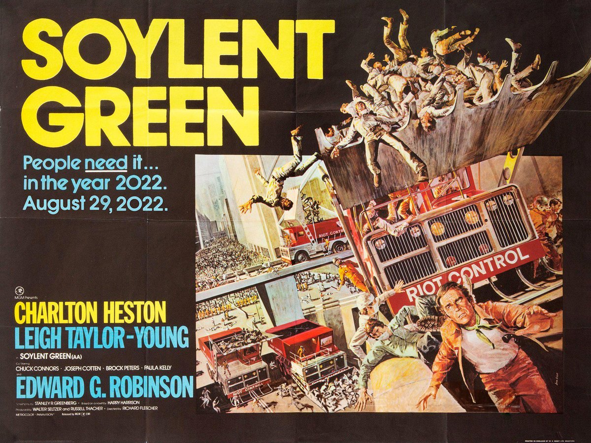 🍀 Does "Soylent Green" count as a #StPatricksDay movie?  🍀