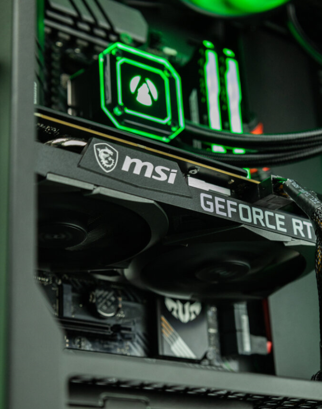 Ebuyer's tweet photo. Are you going green for St. Patrick's Day? 🍀
#stpatricksday #gamingsetup #greensetup https://t.co/SU0rDfBGXC