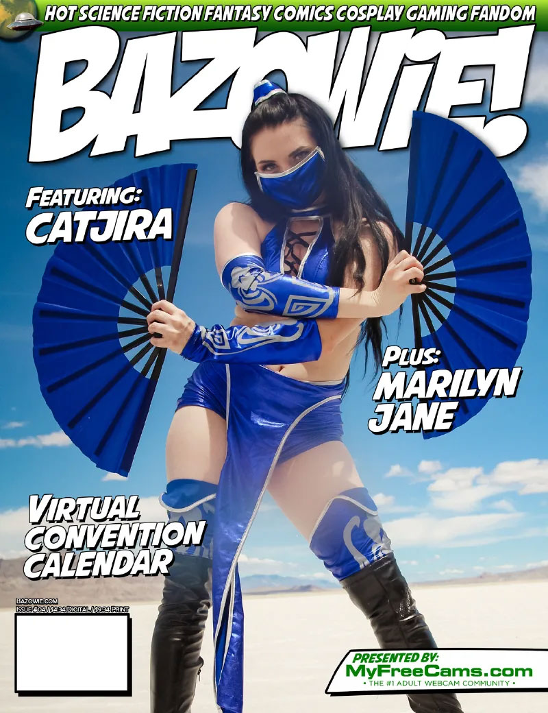 #Bazowie! #4 E-Magazine

zinetasticx.com/product/bazowi…

#Catjira #Cosplay #Cosplayerotica #Cyberpunk #Cyberpunk2077 #IDreamOfJeannie #Kitana #Marilynjane #MortalKombat #TheBoys #TheExpanse