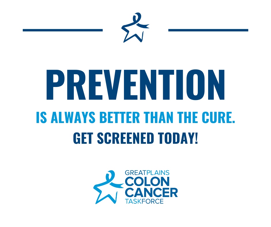Early #coloncancer screenings have reduced deaths by 70% since 1970! If you are 45+, talk to your doctor about getting screened! If you are an Omaha resident and age 45-74, get a FREE, at-home test kit: omahacolonkit.com #coloncancerawareness #getscreened #omaha #fig...