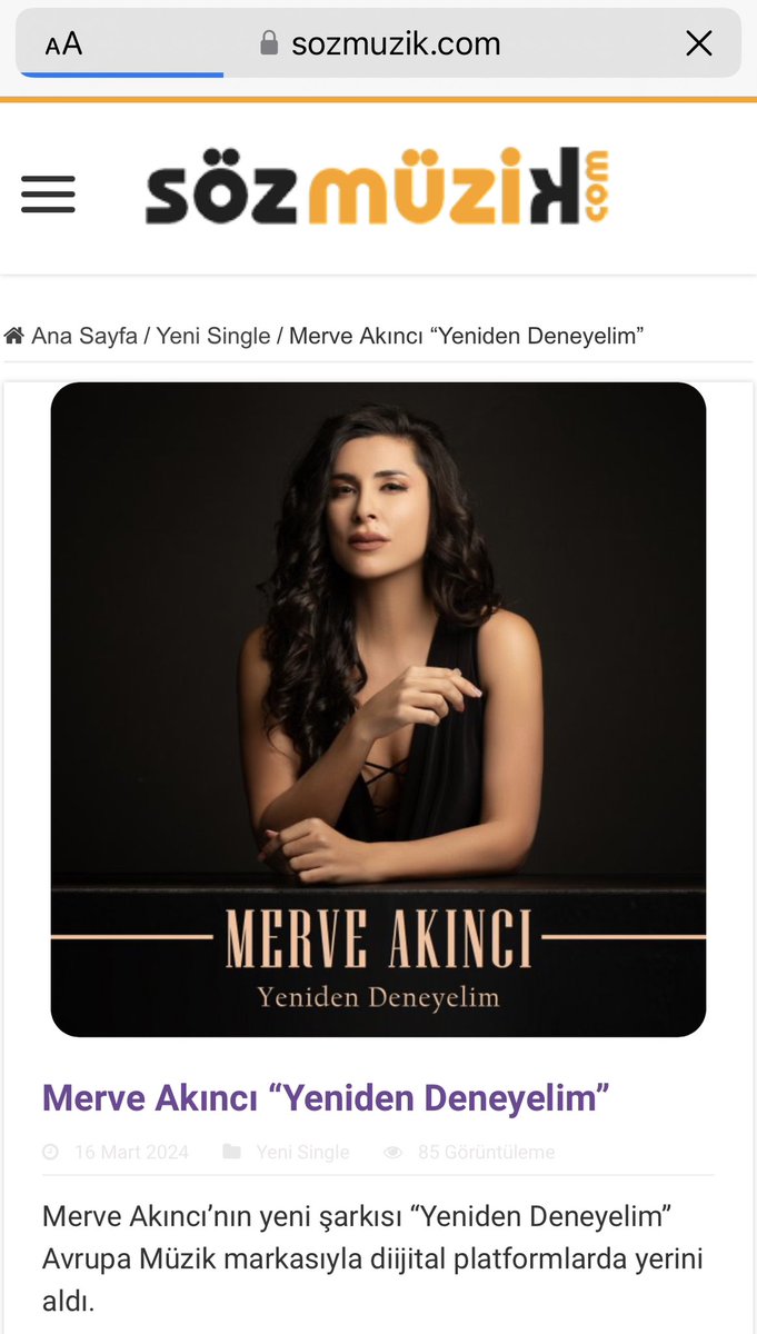mjoker86's tweet photo. #YenidenDeneyelim #MerveAkıncı #Sözmüzik #yenisingle #turkcepop https://t.co/dnfsKRW3zW