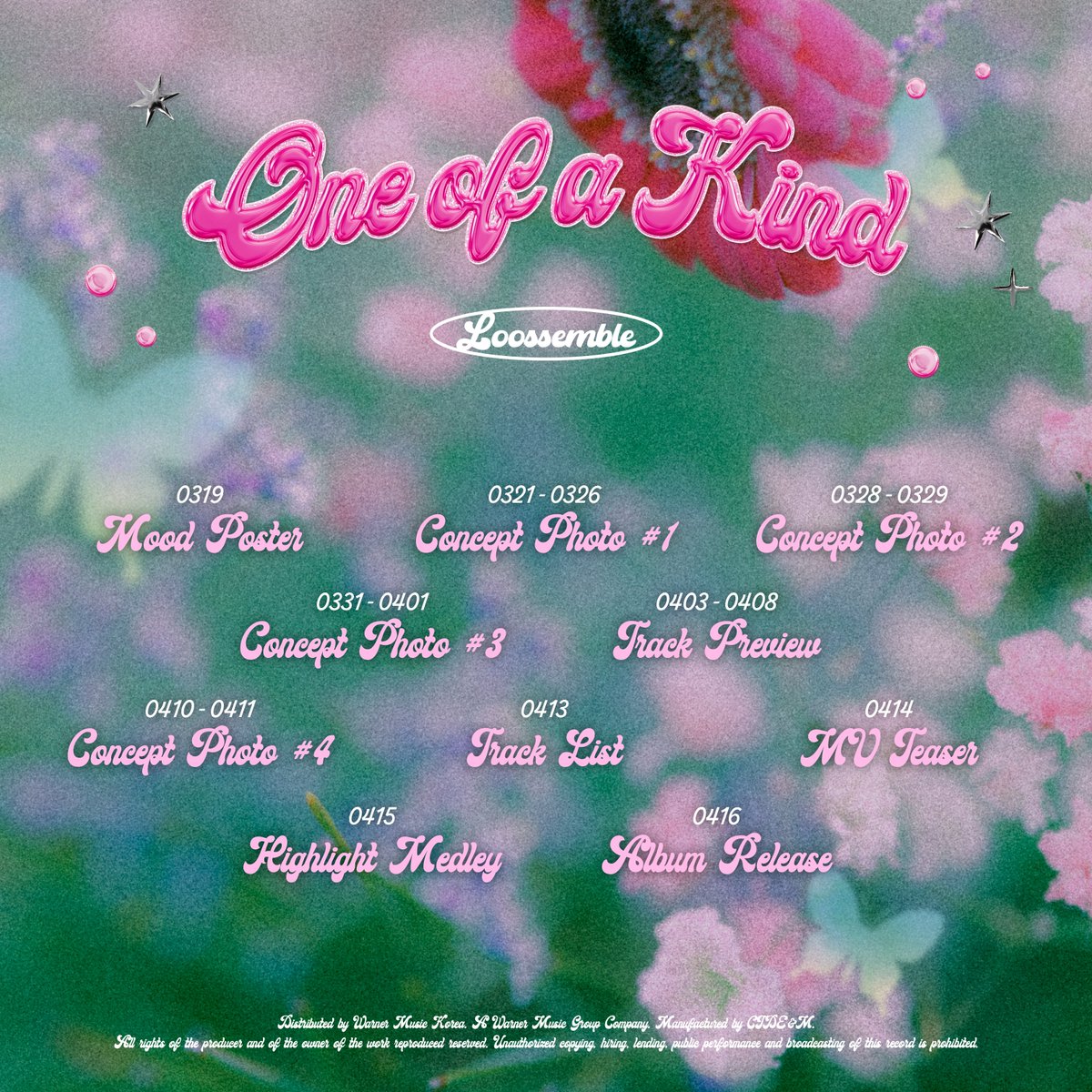 Loossemble 2nd Mini Album [One of a Kind] 「𝑻𝒊𝒎𝒆 𝑻𝒂𝒃𝒍𝒆」 2024.04.16 Tue 6PM [KST] #루셈블 #Loossemble #One_of_a_Kind