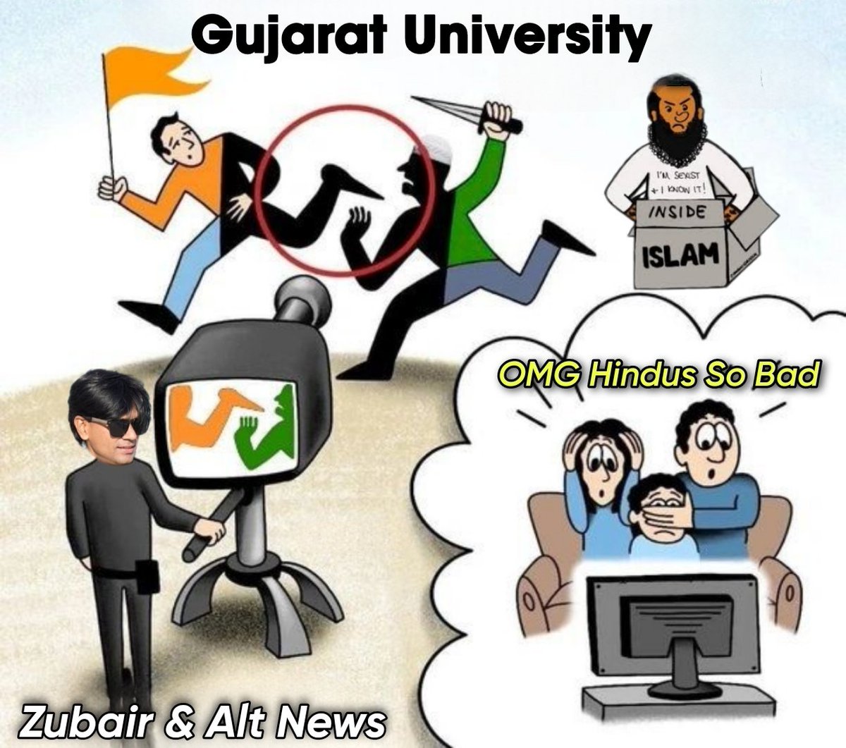 chad_infi's tweet photo. Zubair with his fake news module 

#ArrestZubair https://t.co/xokll8nPIe