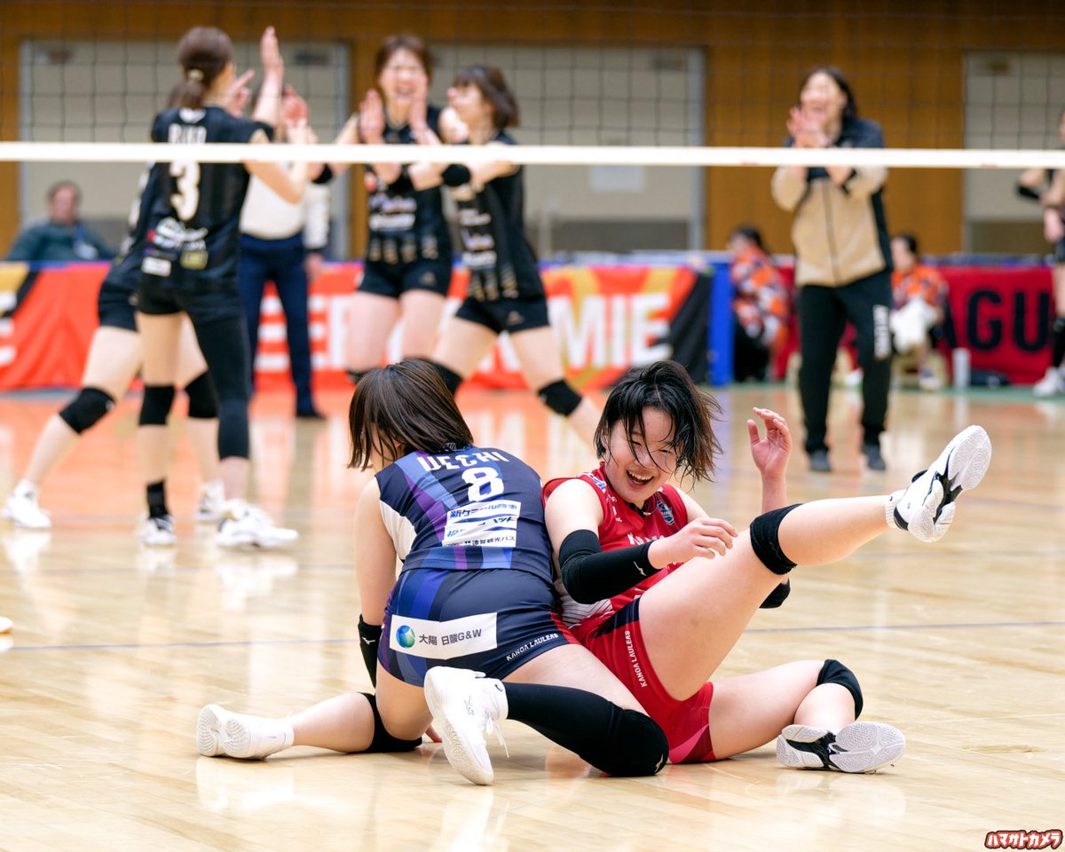 2/24 AGF鈴鹿体育館 
カノアラウレアーズ福岡 
2人のちょうど間に飛んで来ました🏐

#カノアラウレアーズ福岡 #女子バレーボール #バレーボール #バレーボール部 #原田栞里 #東海大学 #上地野乃香 #IPU環太平洋大学