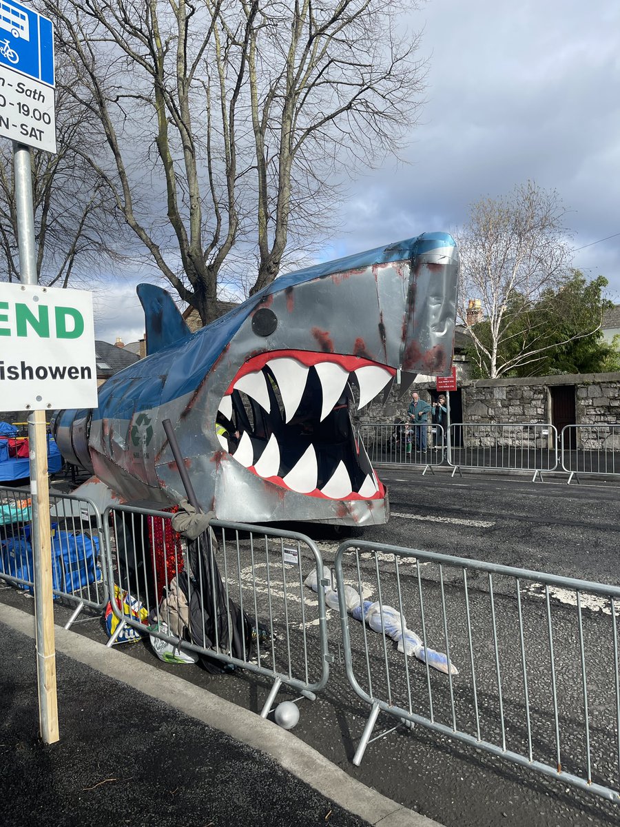 Prepping for the parade #StPatricksDay #Dublin