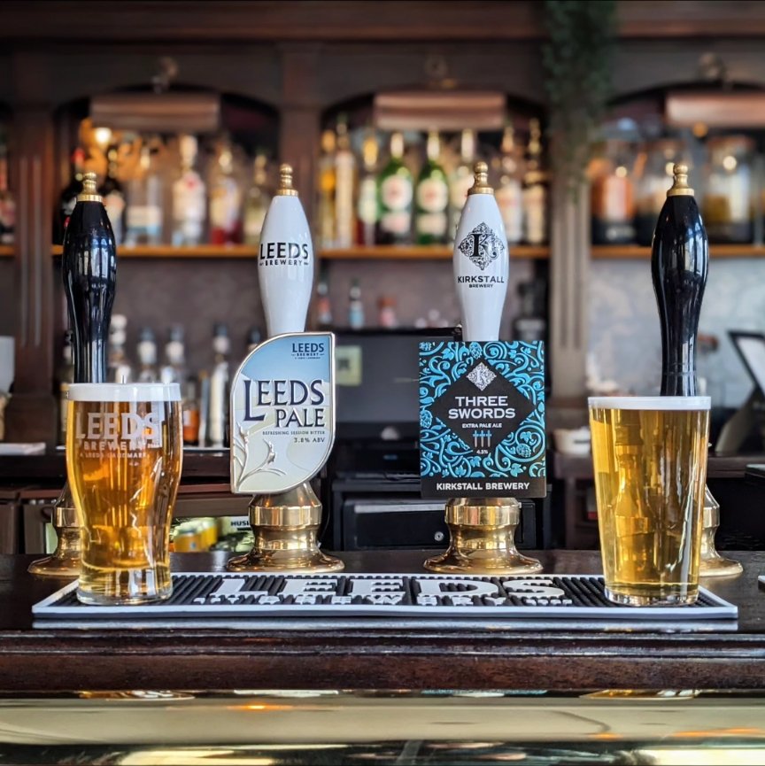 TOASTING THE TETLEY 🍻 Only fitting to celebrate taking on the iconic Tetley building with a couple of pints next door at <a href="/AdelphiLeeds/">The Adelphi</a> - another Tetley building (and sister pub to <a href="/thecardiganarms/">The Cardigan Arms</a>)!