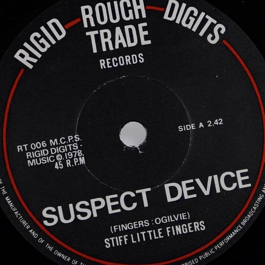 Stiff Little Fingers 
Suspect Device

17 March 1978

#stifflittlefingers #music #punkrock #punkvinyl #70s #vinylsingle #vinylrecords