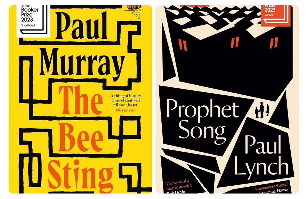 Happy #stpatricksday2024
Two SENSATIONAL novels!
#thebeesting #prophetsong
Two BRILLIANT authors #paulmurray #paullynch
I cannot recommend these highly
Enough 💗🇮🇪💗