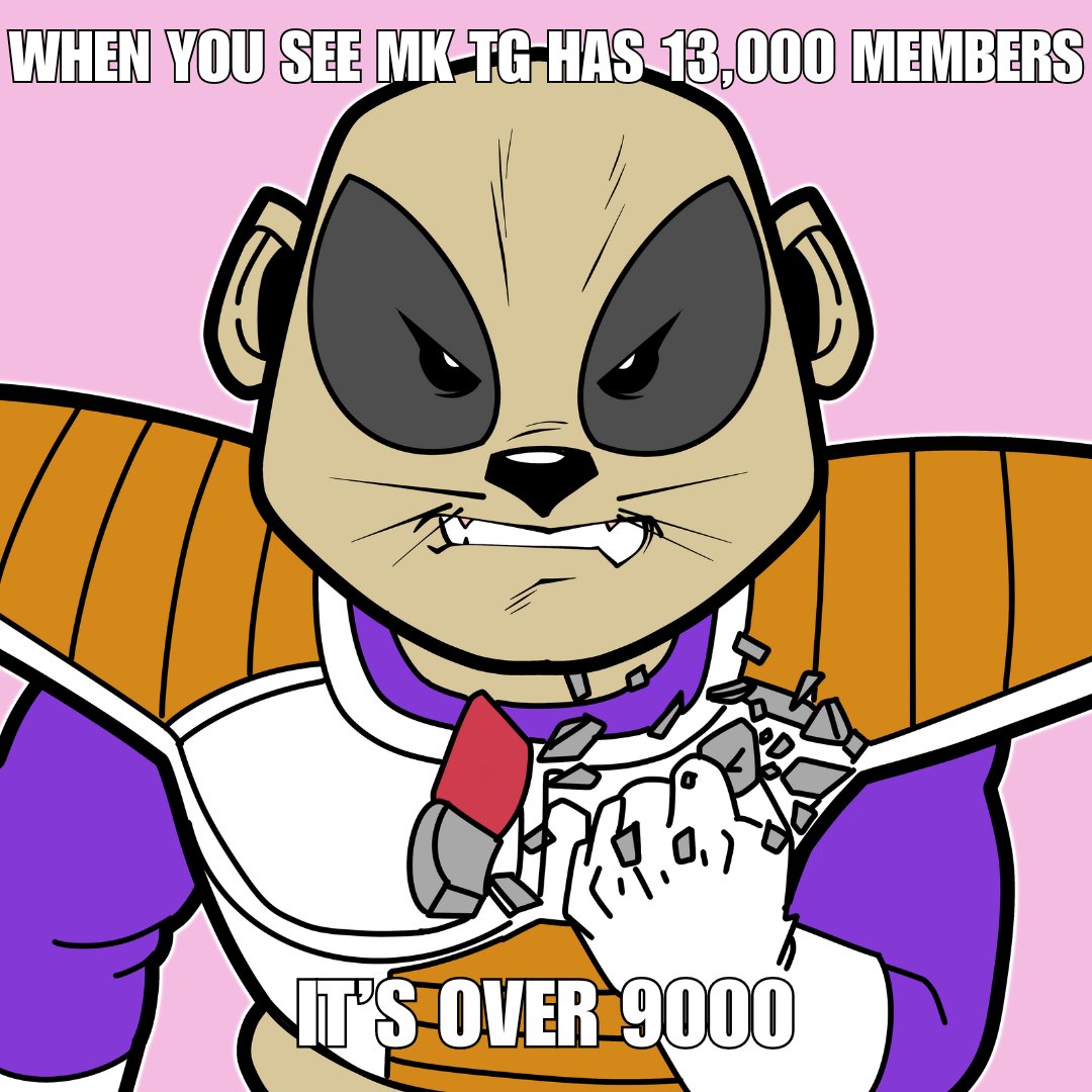 Meme_Kombat's tweet photo. 13,000 meme-bers in Telegram!

Now that the game is launched, do we exclusively call you fighters? https://t.co/Bdtkj2ATZv