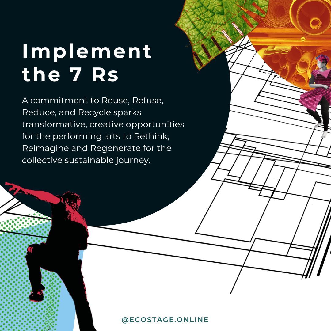 What are the The 7 Rs?

A commitment to Reuse, Refuse, Reduce, and Recycle sparks transformative, creative opportunities for the performing arts to Rethink, Reimagine and Regenerate for the collective sustainable journey ♻️
