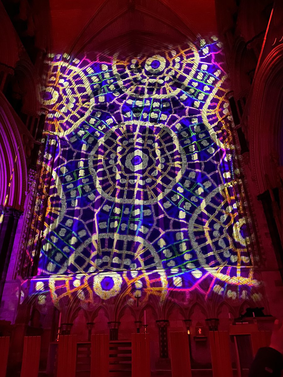 We saw some absolutely amazing projection and lighting this week when we visited @lincolncathedral to see #Science by @luxmuralis! Absolutely astounded by how beautiful the building is at night, all lit up which these fantastic images and videos! Photos do not do it justice!