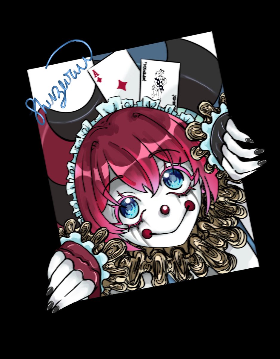 Shuzuruu's tweet photo. "Did someone say Batman?"
Drawing of @Hystericfool 

#Vtubers #Vtuber #drawing #jester https://t.co/URTqRnBre8