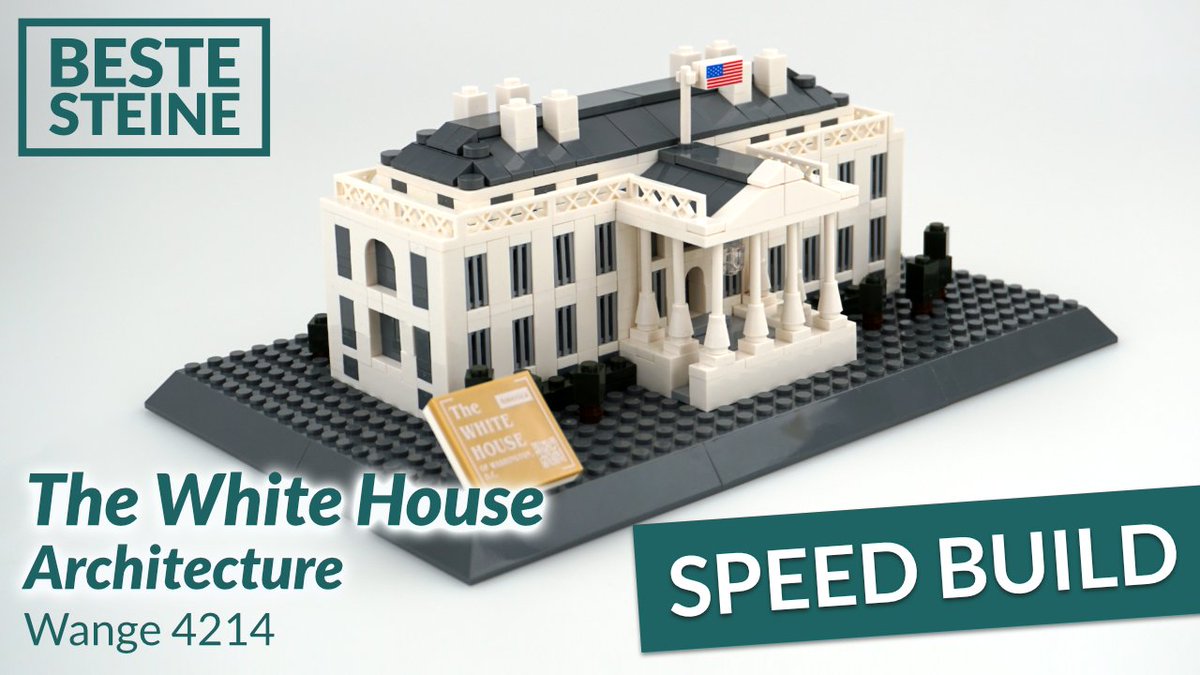 Es ist mal wieder an der Zeit, in die Architecture-Serie von Wange reinzuschnuppern. Heute wird sich das Weiße Haus angeschaut!

Speed Build: youtu.be/aR7UFmwzphw
Review: bestesteine.de/?p=15841

#klemmbausteine #wange #whitehouse #4214 #architecture #usa #potus #speedbuild