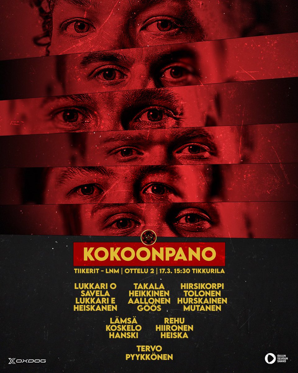 Toisen voiton metsästys. 🔥

Klo 15:30 Tikkurilassa, lähetys Ruudussa! 📺

#niittarit #inssidivari #oxdog #salibandy #visitliminka