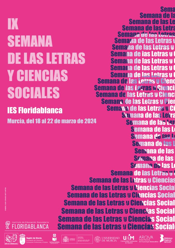 Mañana comienza la 𝑰𝑿 𝑺𝒆𝒎𝒂𝒏𝒂 𝒅𝒆 𝒍𝒂𝒔 𝑳𝒆𝒕𝒓𝒂𝒔 𝒚 𝑪𝒊𝒆𝒏𝒄𝒊𝒂𝒔 𝑺𝒐𝒄𝒊𝒂𝒍𝒆𝒔 <a href="/iesflori/">ies floridablanca</a> 

Unas jornadas repletas de actividades como conferencias, exposiciones y talleres para despertar la curiosidad de nuestros alumnos y acercarles las humanidades y CCSS.