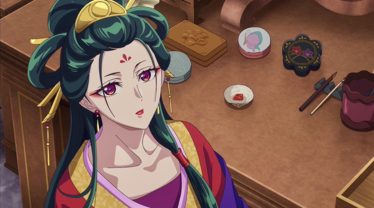 เฟิงเซียนคือสวยมาก สมแล้วที่เป็นดาวเด่นแห่งโรคุโชคัง ไม่ผิดหวังกับลายเส้นอนิเมะเลย วาดคุณแม่ออกมาได้สวยสะบัด ดูแพงดูสูงศักดิ์มาก น้องแมวเราจะสวยได้แม่ก็คือไม่แปลกใจเลย