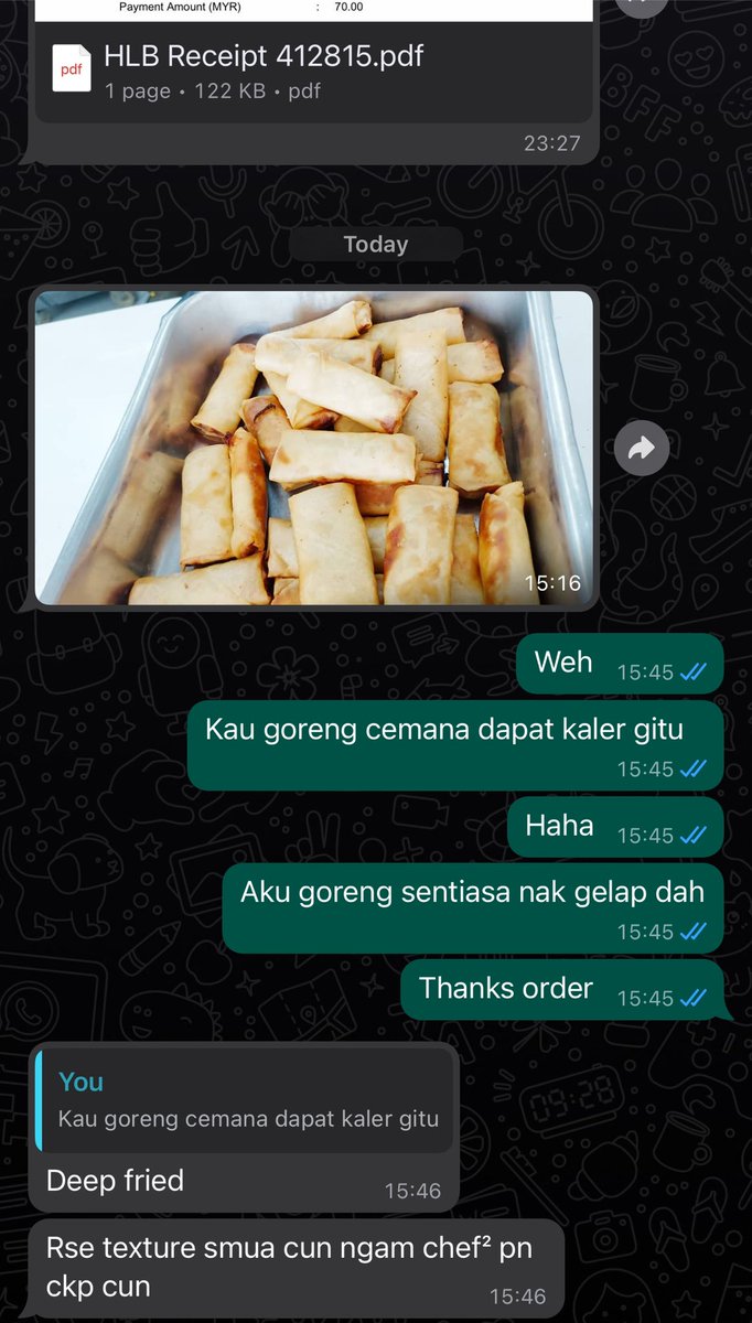 arifaimanisa's tweet photo. Popia Carbonara ready stock, RM 15 per pack. Delivery Klang Valley only ✌🏻 https://t.co/sXdrsf8tpe