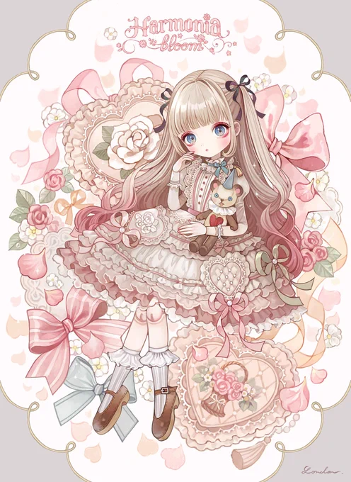 西洋クラシカルロリータ『マリーローズ』 #ハルモニアブルーム #Harmoniabloom 