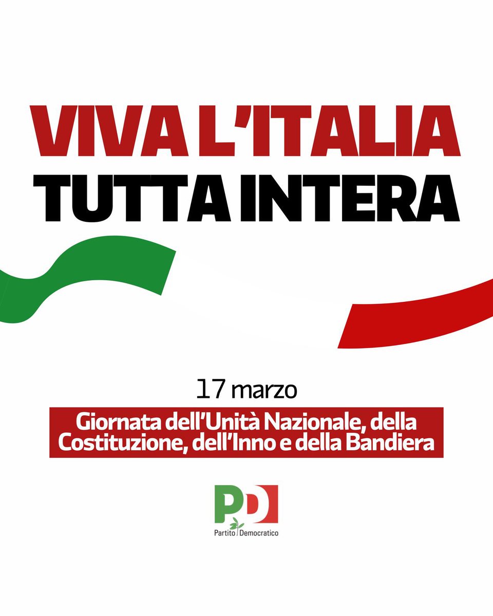 Il 17 marzo 1861 l'Italia risorgimentale si univa sotto un'unica bandiera, in un unico Paese con i medesimi valori.

163 anni dopo la destra, il "Governo dei patrioti", prova a dividerlo nuovamente con l'autonomia differenziata.

Non lo permetteremo.
