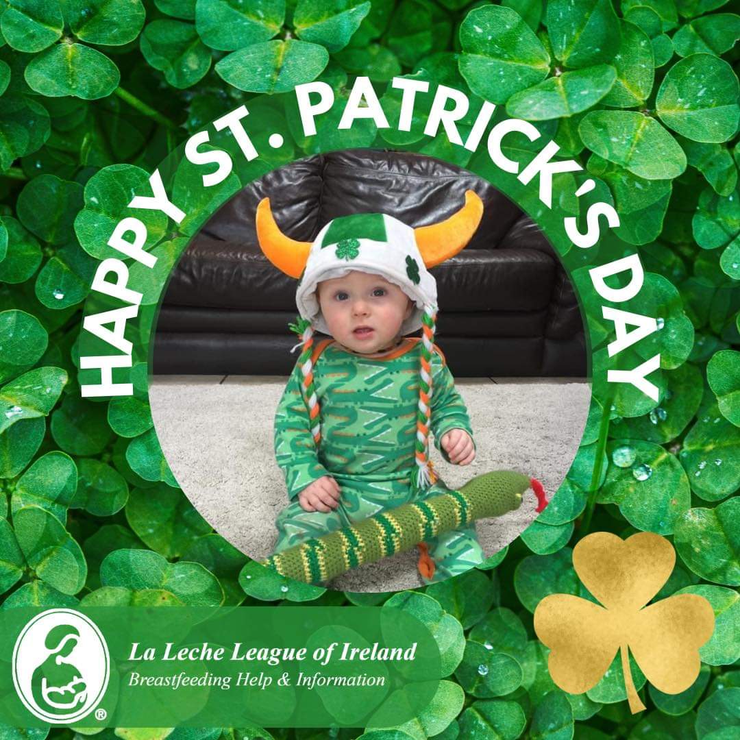 Happy St. Patrick’s Day from all of us at La Leche League Ireland! ☘️

#breastfeedingsupport #breastfeedingsupportgroup #lalecheleagueofireland #breastfeedingmom #breastfeedingjourney #breastfeeding #breastfeedingtips #breastfeedingireland