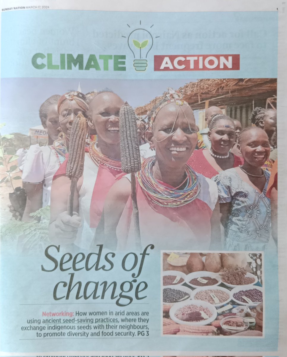 shadrackagaki's tweet photo. It is Sunday, a time i try to understand the current issues in the #FoodSystem and #ClimateChange. Thanks to @NationAfrica #ClimateAction magazine I am able to explore and analyze various themes raised in line with national, regional and global debates. @LeonLidigu @ZeynWandati https://t.co/SQOJC9l885