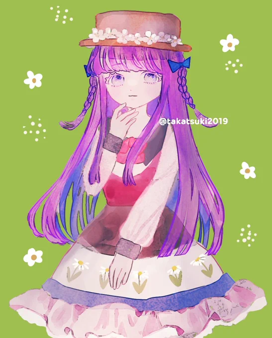 異国の少女#イラスト 