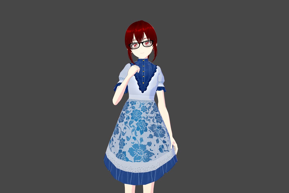 KokiNajma's tweet photo. Another #vroid #dress

Link to the #texture: https://t.co/1LBQv0Ckne

#Vtuber #VTuberUprising #outfitoftheday #VRoidStudio #ENVtuber #VTuberEN #floral #ENVtubers #VTuberAssets #clothing #fashion #clothes #assets #Vtuber素材 #outfit #dresses #art #artwork #Flowers #design #blue https://t.co/cwL4veEaMk