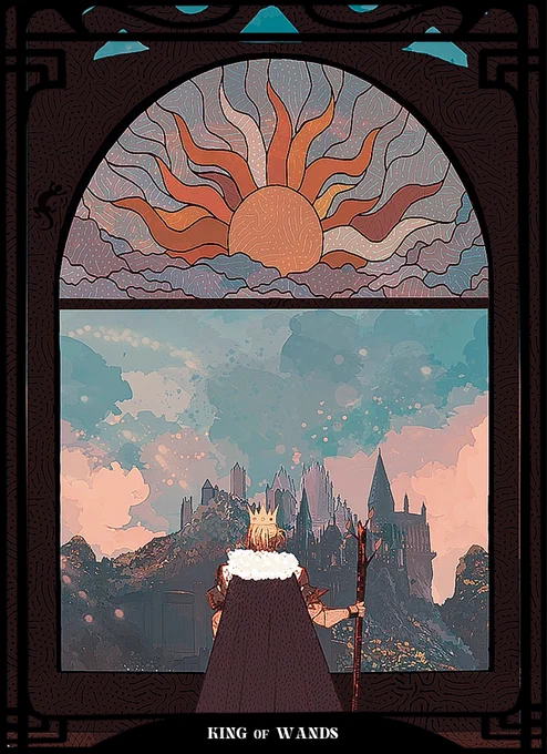 𝘒𝘪𝘯𝘨 𝘰𝘧 𝘞𝘢𝘯𝘥𝘴𝘒𝘪𝘯𝘨 𝘰𝘧 𝘚𝘸𝘰𝘳𝘥𝘴𝘒𝘪𝘯𝘨 𝘰𝘧 𝘊𝘶𝘱𝘴𝘒𝘪𝘯𝘨 𝘰𝘧 𝘗𝘦𝘯𝘵𝘢𝘤𝘭𝘦𝘴#TAROTSANJIEN #drawluca #YaminoArt #Akurylic #Ikenography 