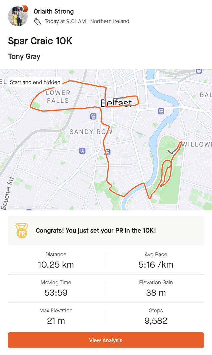 orlaith_gray's tweet photo. Spar Craic 10k done! Happy St Patrick’s Day 🍀💚 @TonyGray95 https://t.co/sM57ClxDUh