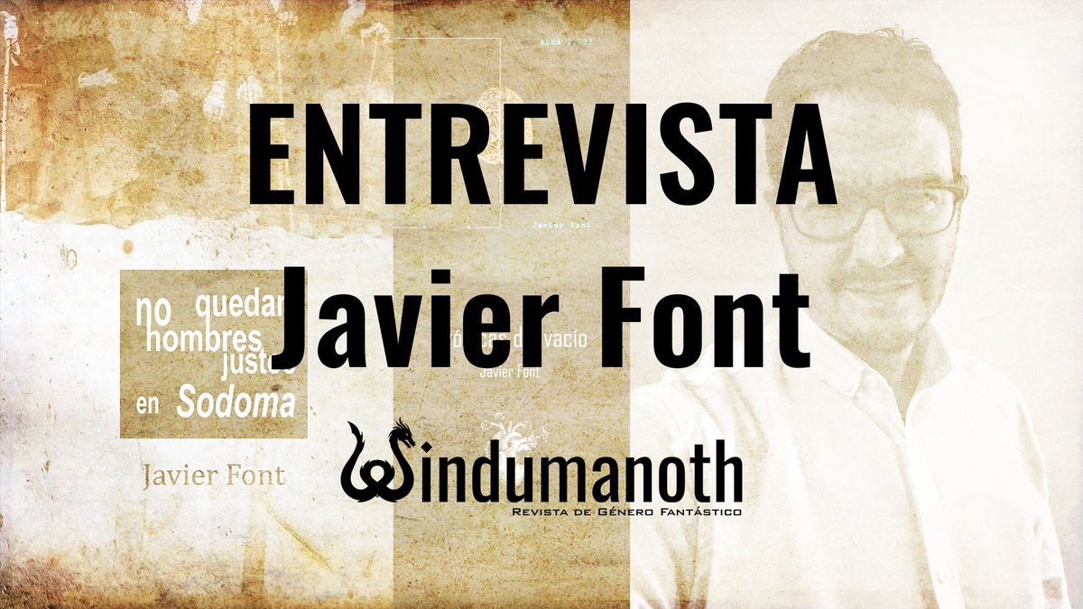 Entrevista a <a href="/MundoMiscible/">Javier Font</a>, escritor a tiempo parcial y lector empedernido, autor del relato 'Los dioses idiotas', publicado en el primer número de Windumanoth.
windumanoth.com/entrevista-a-j…