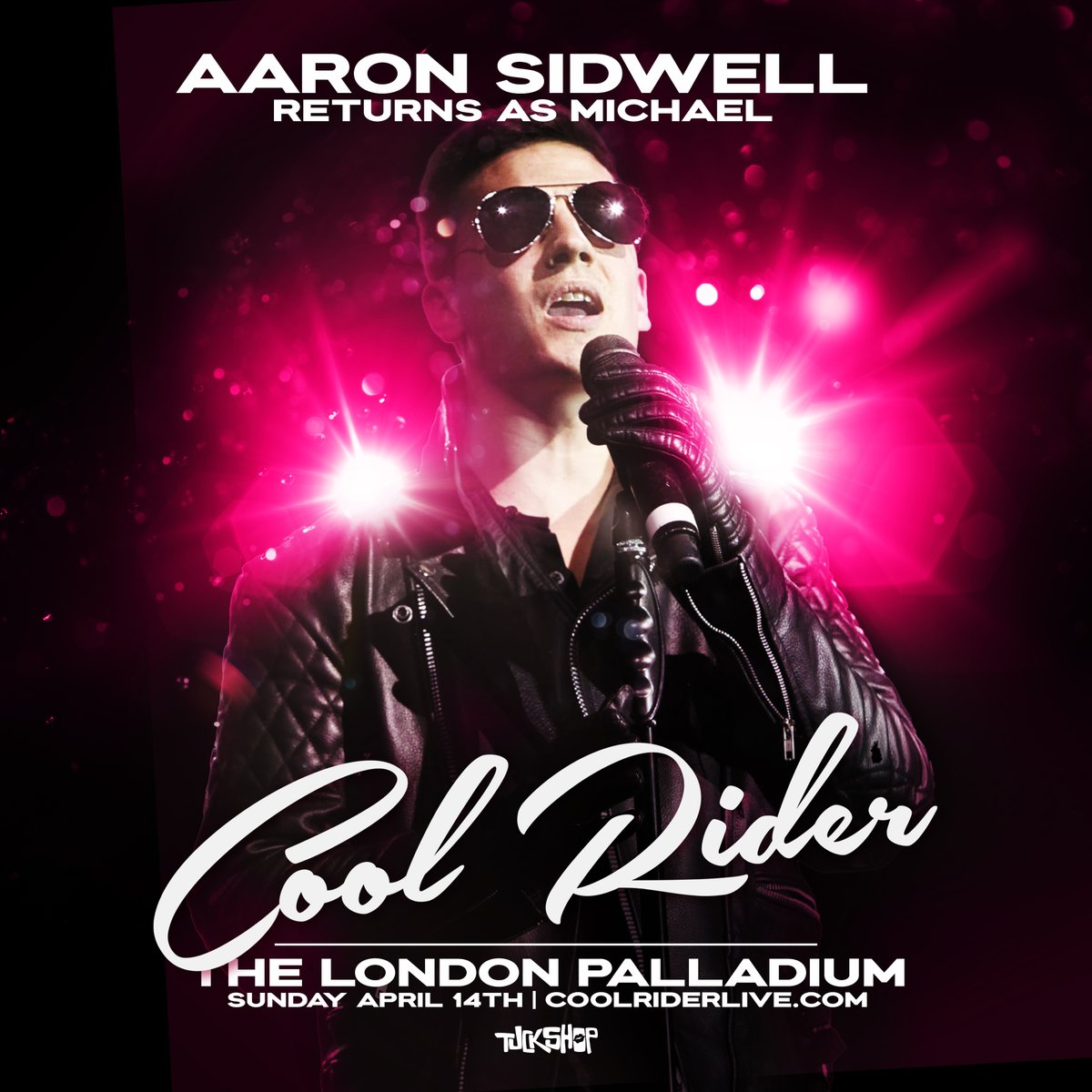 LondonPalladium's tweet photo. The four week countdown to @CoolRiderLIVE starts now! This hilarious tribute-parody-celebration the cult musical sequel will have you singing and dancing in your seats 😎

🎟️ https://t.co/CnuBl20kI3 https://t.co/rFdg1yuBEi