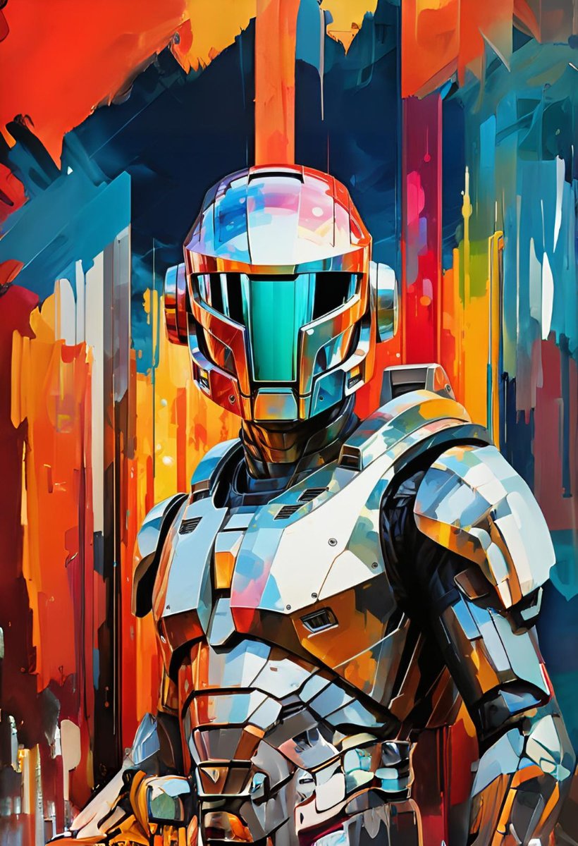 lugarzen's tweet photo. Unforgettable SciFi robots! Dive into the world of Martha Wells' "All Systems Red," where the self-named Murderbot captivates readers with its unique blend of AI and human emotions. 🤖❤️
#SciFiRobots #Murderbot #MarthaWells #AllSystemsRed #illustration #portrait #AIart https://t.co/b9N7jjHHdB