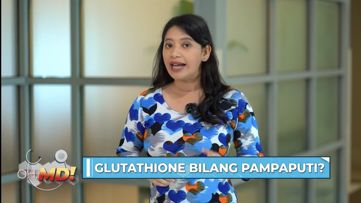 Watch the premiere episode of @ABSCBNNews’s health and wellness digital show “Oh, MD!” Here, @_arraperez discusses glutathione as a skin whitener with dermatologists. youtu.be/HqpXZGsDGps?si…