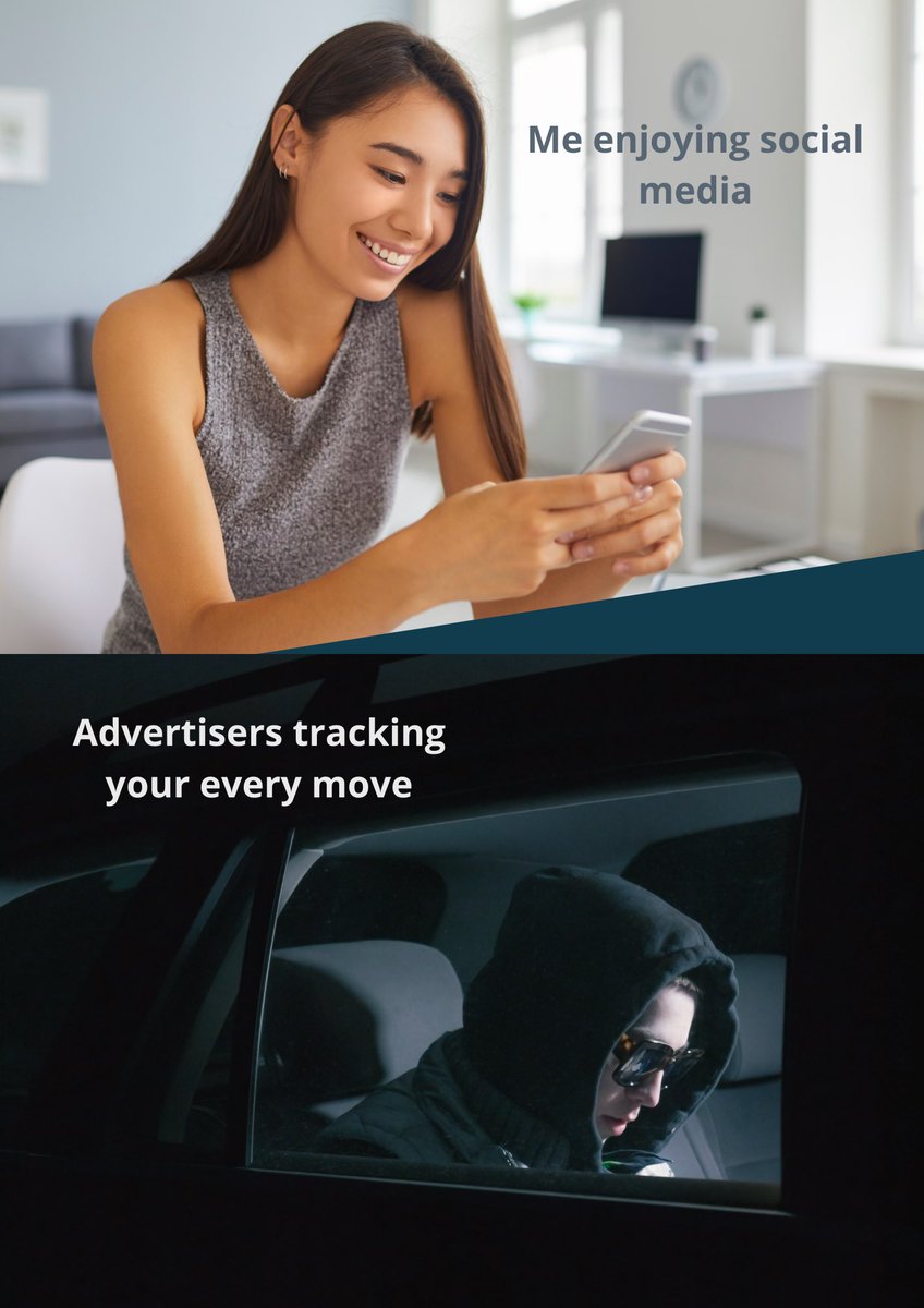 Manalmhii's tweet image. #thinktwicebeforeyouscroll. Your digital footprint might be larger than you think