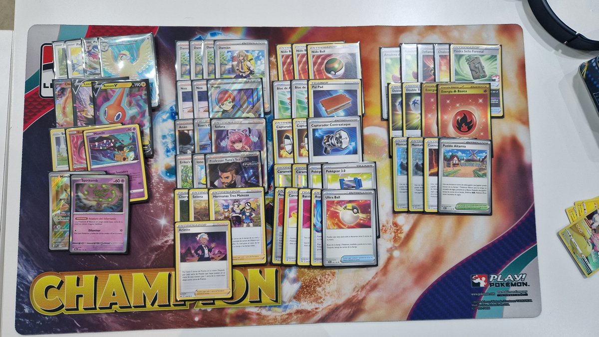 PathToTheWin's tweet image. LOCALS FROM YESTERDAY, 12 trainers and PTTW got top 3, these were the decklists, GG's everyone
1° @GalileoTCG (Pidgeot Control)
2° @PabloVelzquezS3 (Arceus Giratina Vstar)
3° @placadepetri01 (Zoroark Vstar)
#PTTW