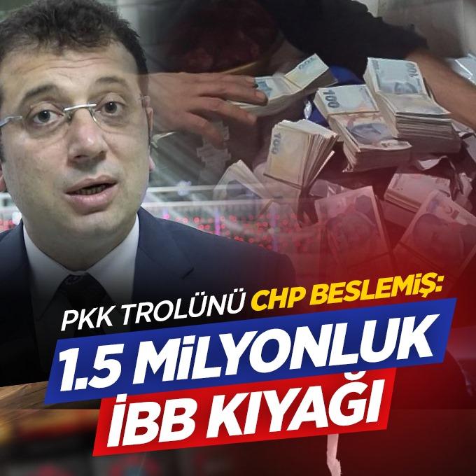 Yasa dışı bahisçi ve terör örgütü PKK'nın Trolü olduğu belirlenen ve hakkında yakalama kararı çıkartılan Übeyit Bartın’ın şirketine, CHP’li İBB’den 2023 yılında yaklaşık 1.5 milyon TL ödeme yapılmış Nerde bir Türkiye düşmanı varsa, CHP onun yanındadır. PKK Trolünü CHP Beslemiş