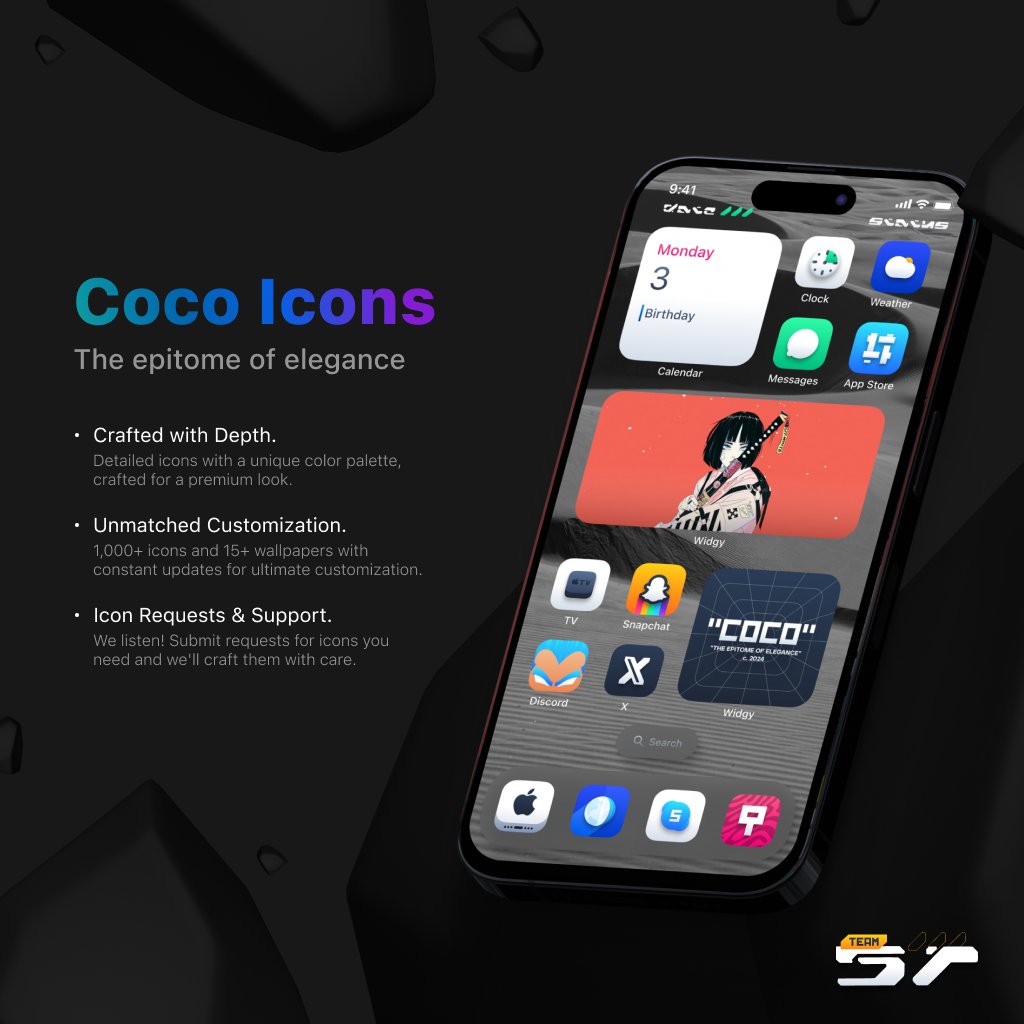 Get ready to personalize your iPhone like never before! 🔥 Coco Icons is here, with 1024+ icons, and more. ✨ themesonfire.gumroad.com/l/Coco #CocoIcons #iossetups #iconpack #newrelease #design #icons #ios #android #homescreensetups #gumroad #AndroidTheming #NewRelease