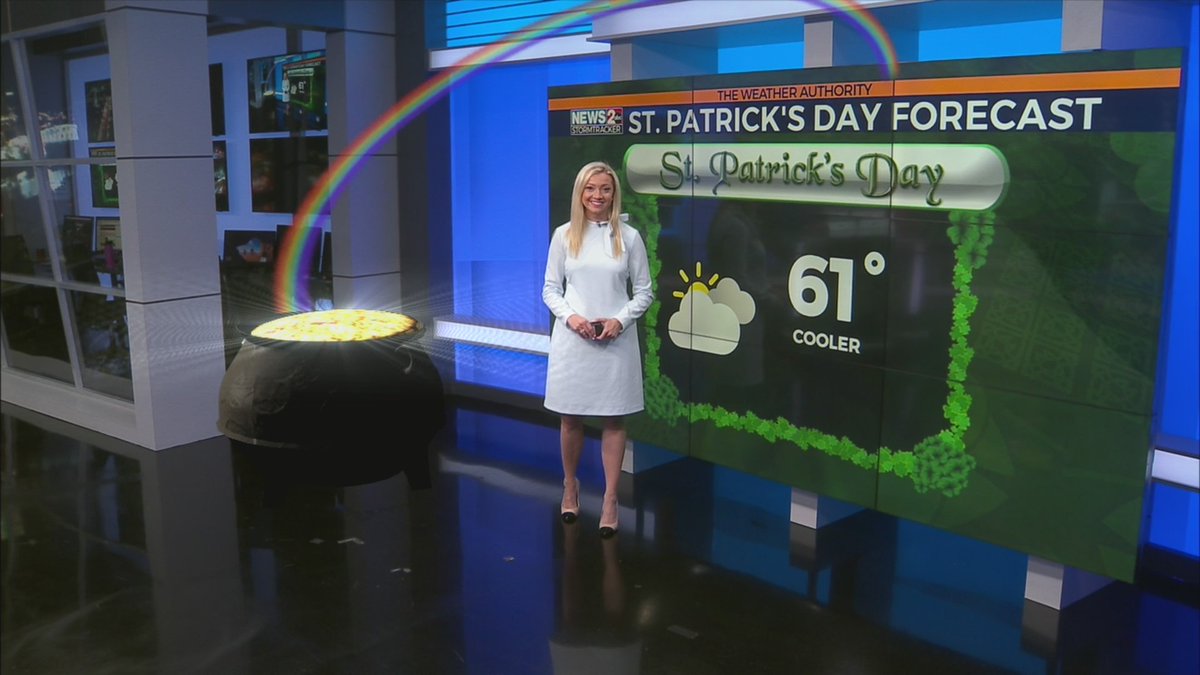 Happy St. Patrick's Day 🍀! Wake up with us on #GMN if you're feeling lucky! Tune in on News 2 at 6 a.m. and 9 a.m. 📺 @TheBlakeEason @WKRNAllieLynch @JaxiePidgeon @ShelbyMacwx