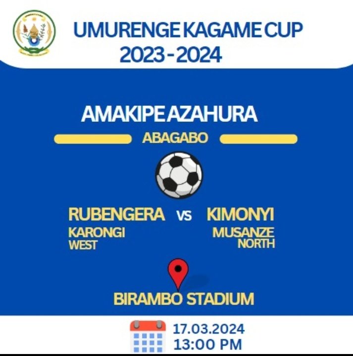 jeanbazatsindab's tweet photo. #KimonyiSector tubari inyuma kandi turabizeye icyo gukora murakizi. @MusanzeDistrict @RwandaNorth #UmurengeKagameCup @YouthMusanze @MusanzeYouth @RYVCP_Kimonyi @cyuveyouth @RobertByiri https://t.co/9WcZDHvqsL