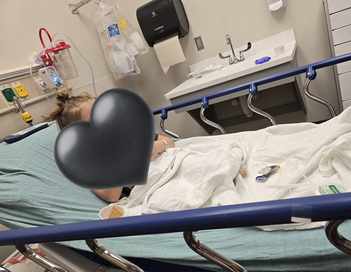 2BeAWildflower's tweet photo. Early early morning hospital visit for the boychild. 

So far, he's doing better and even got some ghrams and juice.
Waiting on some more test results. 

 I, however, need coffee on a central line. https://t.co/ehXLpM56R4