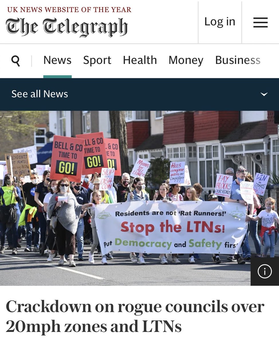 LibDem Bath and N-E Somerset are the very definition of a rogue Council frequently ignoring the majority. Councils that ignore local opposition to (LTNs) and 20mph zones could be stripped of their powers to issue penalties… telegraph.co.uk/politics/2024/… @bathnesld @Wera_Hobhouse