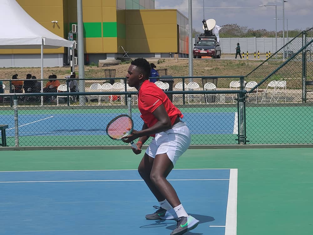 #CurrentSituation Zimbabwe Men's Captain Benjamin Lock and Benedict Badza in action.#GameOn #TeamZimbabwe #AfricanGames #GoTeamZim #ZimbabweTennis #BringHomeTheGold