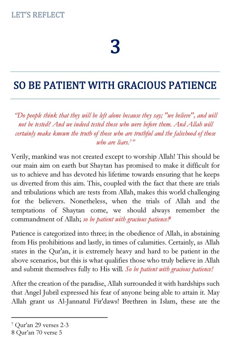 LetsReflect_'s tweet photo. 3. So Be Patient With Gracious Patience https://t.co/HEAst7BZaQ
