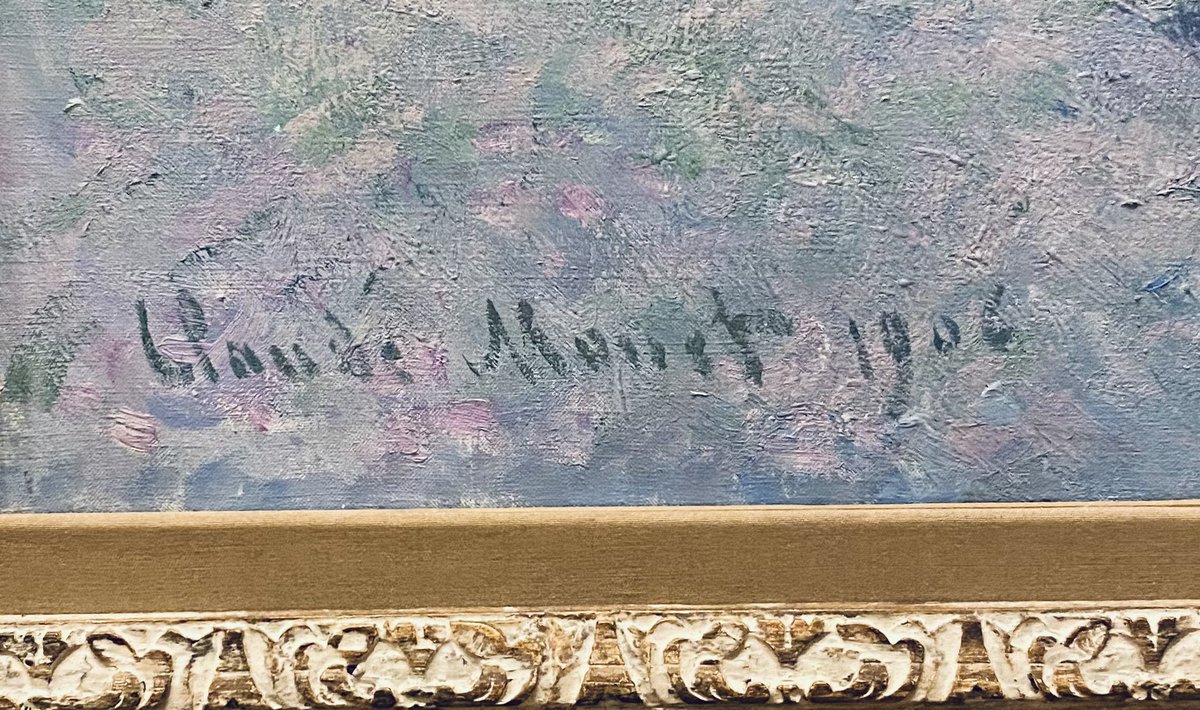 Juggling_Words's tweet photo. Love collecting signatures from music, screen, literature, but artists are only appreciated in a gallery.🎨
Fortunately, weekend visit to the beautiful galleries of @NatMuseumArt @Museum_Cardiff afforded me a glance at Renoir, Monet, Degas, van Gogh’s handwriting.🖌️ #CardiffArt https://t.co/NNESKw5NEa