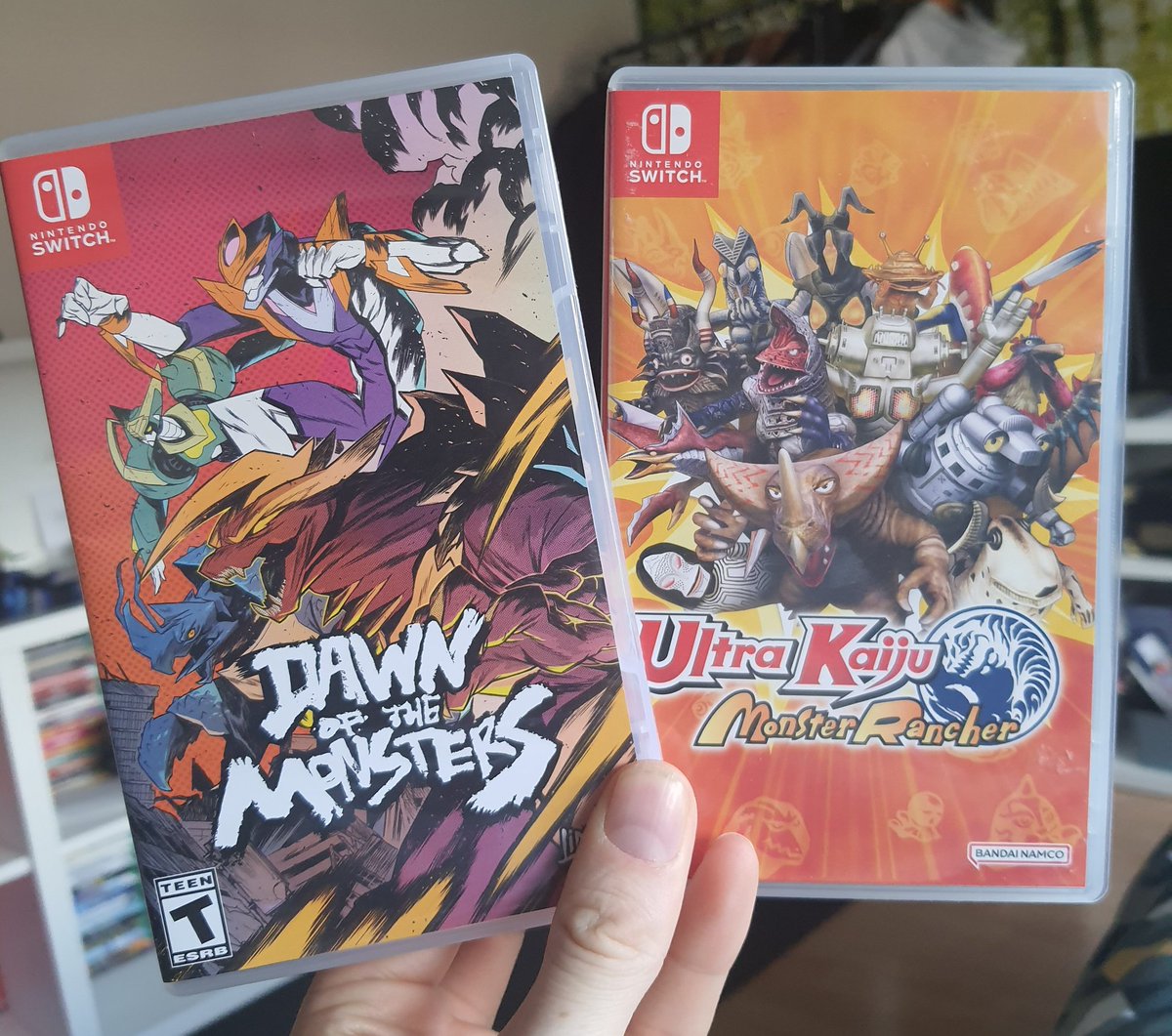leighwynne33's tweet photo. Pick two of your most favourite games out of your collection, two of your most rarest games from any system.
Show them in the comments below.
My two favourites are: #XmorphDefense & #VoidBasterds
And two rarest games are: #Dawnofthemonsters & #UltraKaijuMonsterRancher https://t.co/JvA9EljDcF