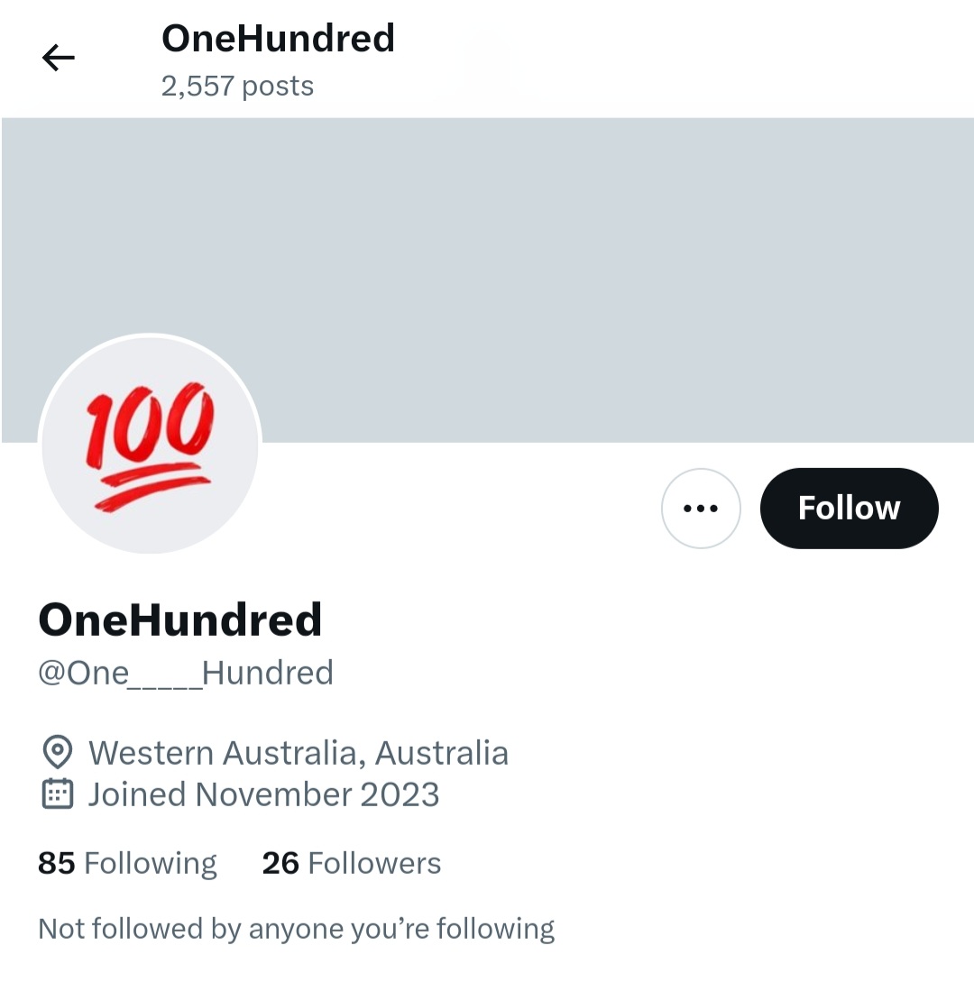 Hammersmith84's tweet photo. Note that this 'One Hundred' account is a #muttoncrew propaganda account. Note they admit to having alt accounts. 

I blocked, they then started harassing me with the 'Hamilton' account when I noticed something interesting. 

Next post 👇 https://t.co/rMLVHx0tqu